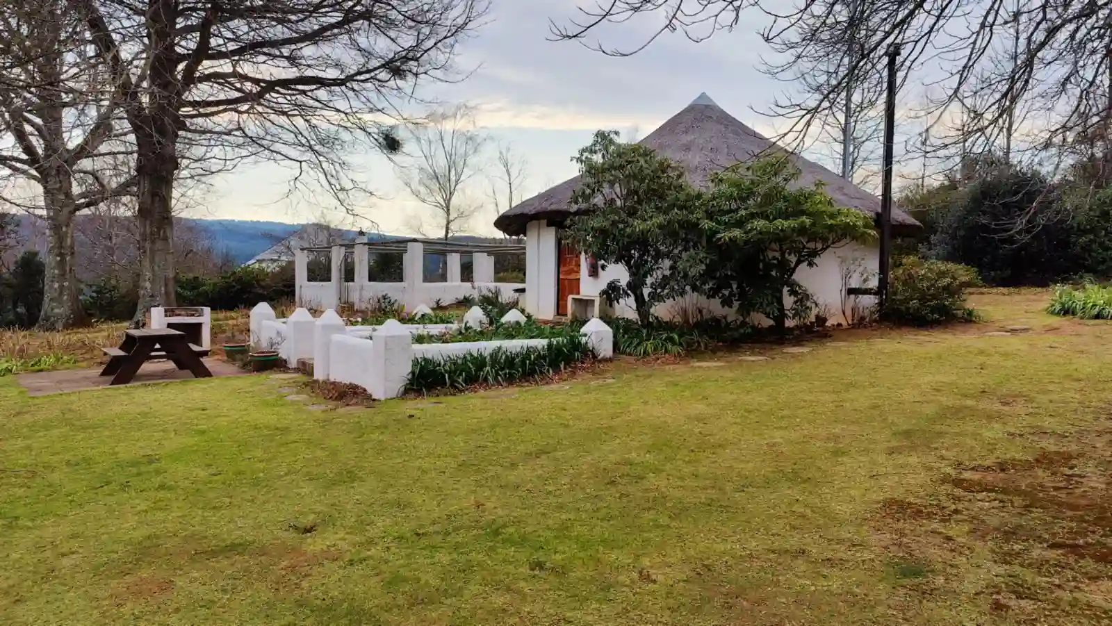 Lavender Thatched Rondavel view 1