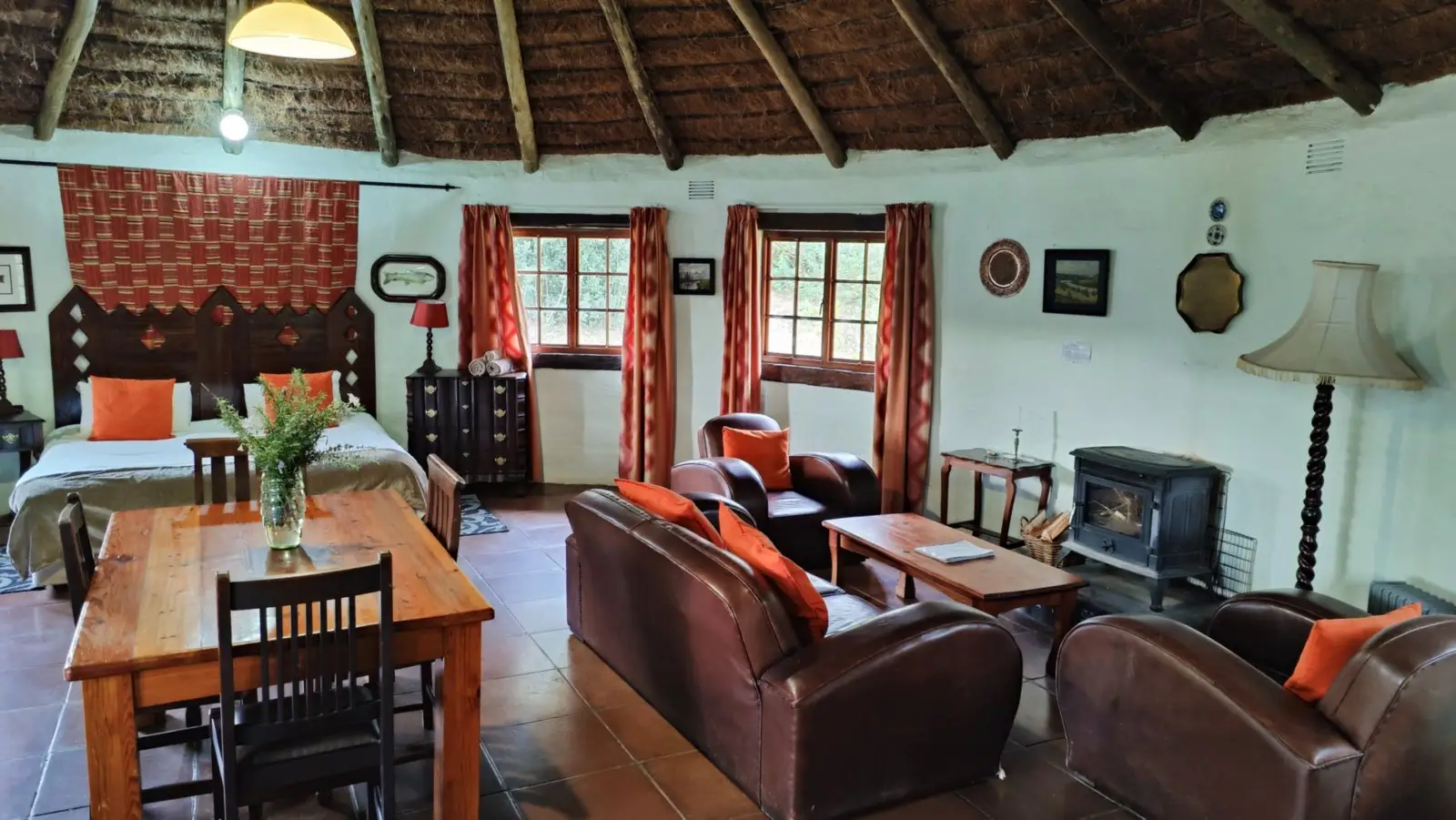 Lavender Thatched Rondavel view 5